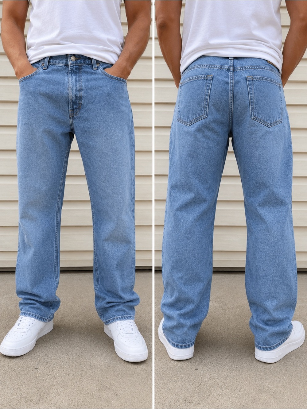 Gap Easy Fit Jeans Men’s 36x30 Light Wash Straight Leg Relaxed Denim Mexico